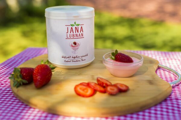 Strawberry Custard Tub 300gr.