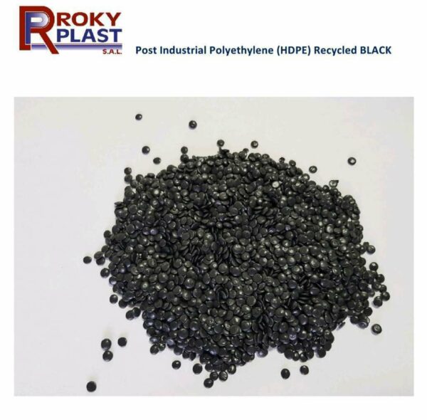 POLYETHYLENE HDPE RECYCLED BLACK