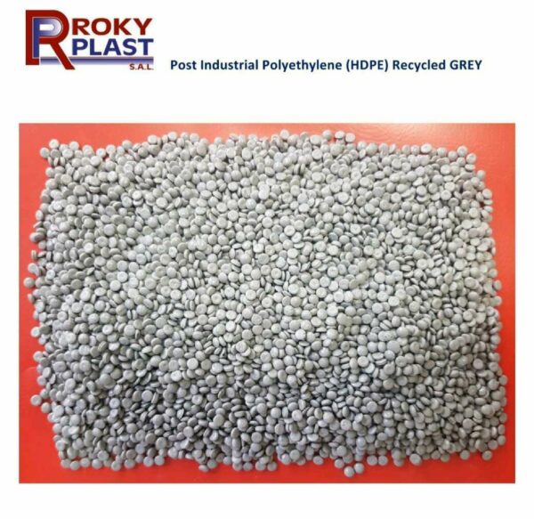 POLYETHYLENE HDPE RECYCLED GREY