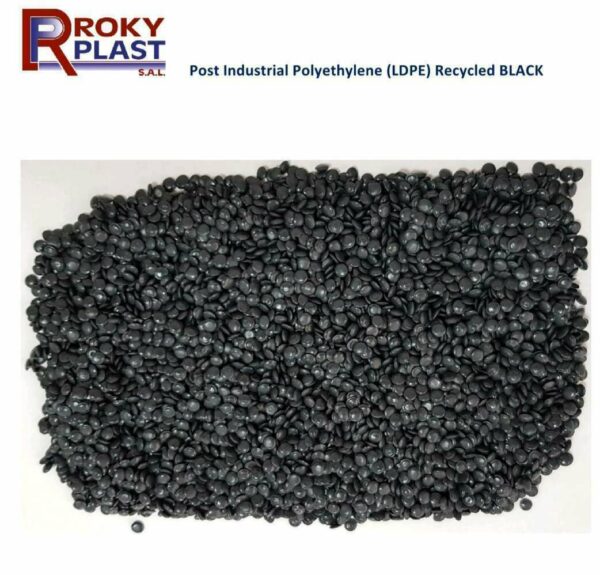 POLYETHYLENE LDPE RECYCLED BLACK