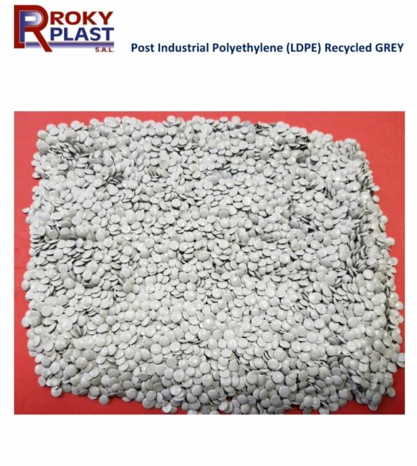 POLYETHYLENE LDPE RECYCLED GREY