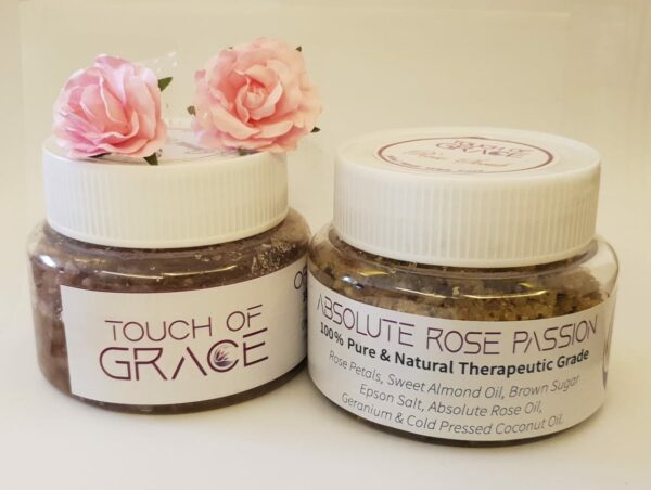 Rose body scrub