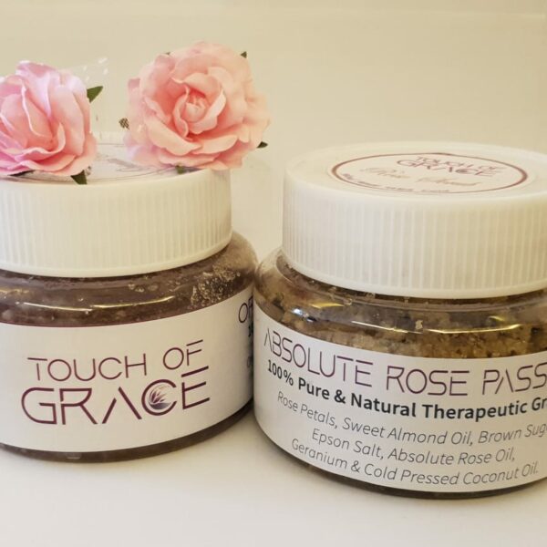 Rose body scrub