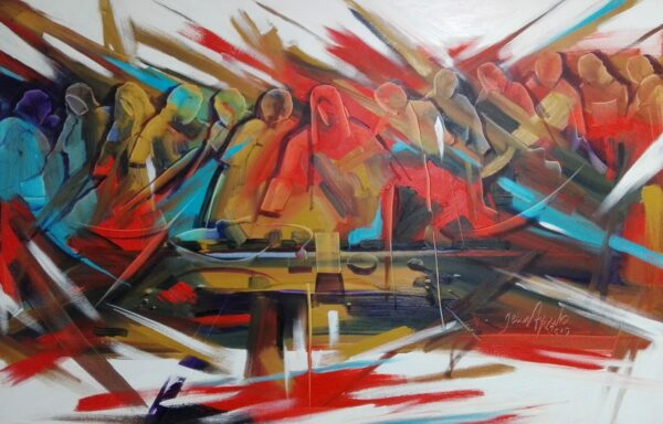 PIC006 Last Supper 2 – Original Oil Painting on convas 142×92 cm 3900$