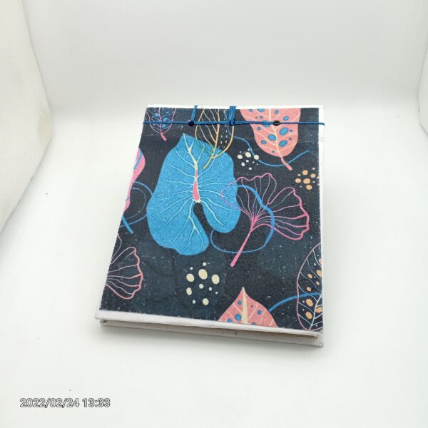 notebook 14×18 Dark Leaf design