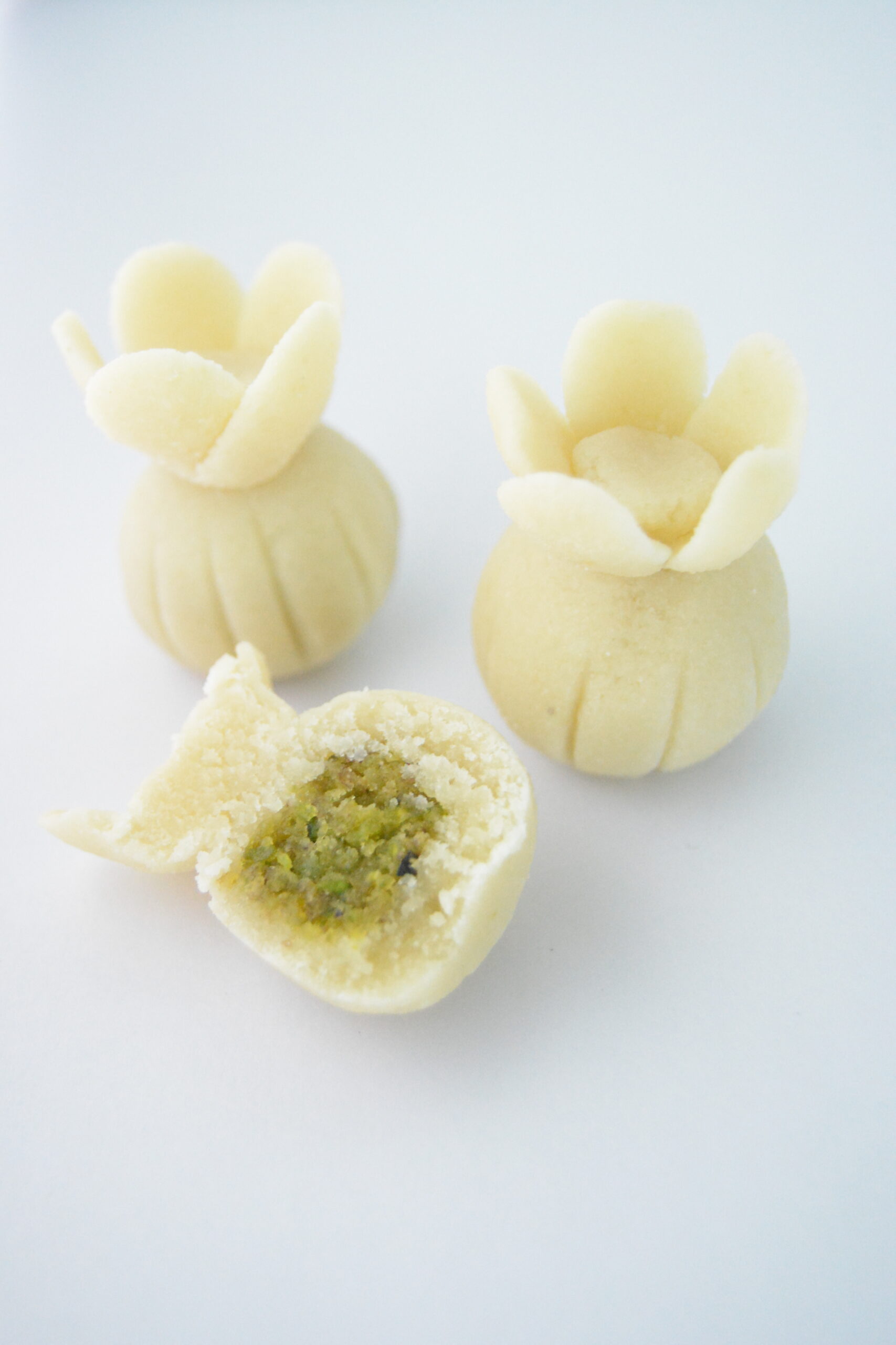 Marzipan filled with Pistachio