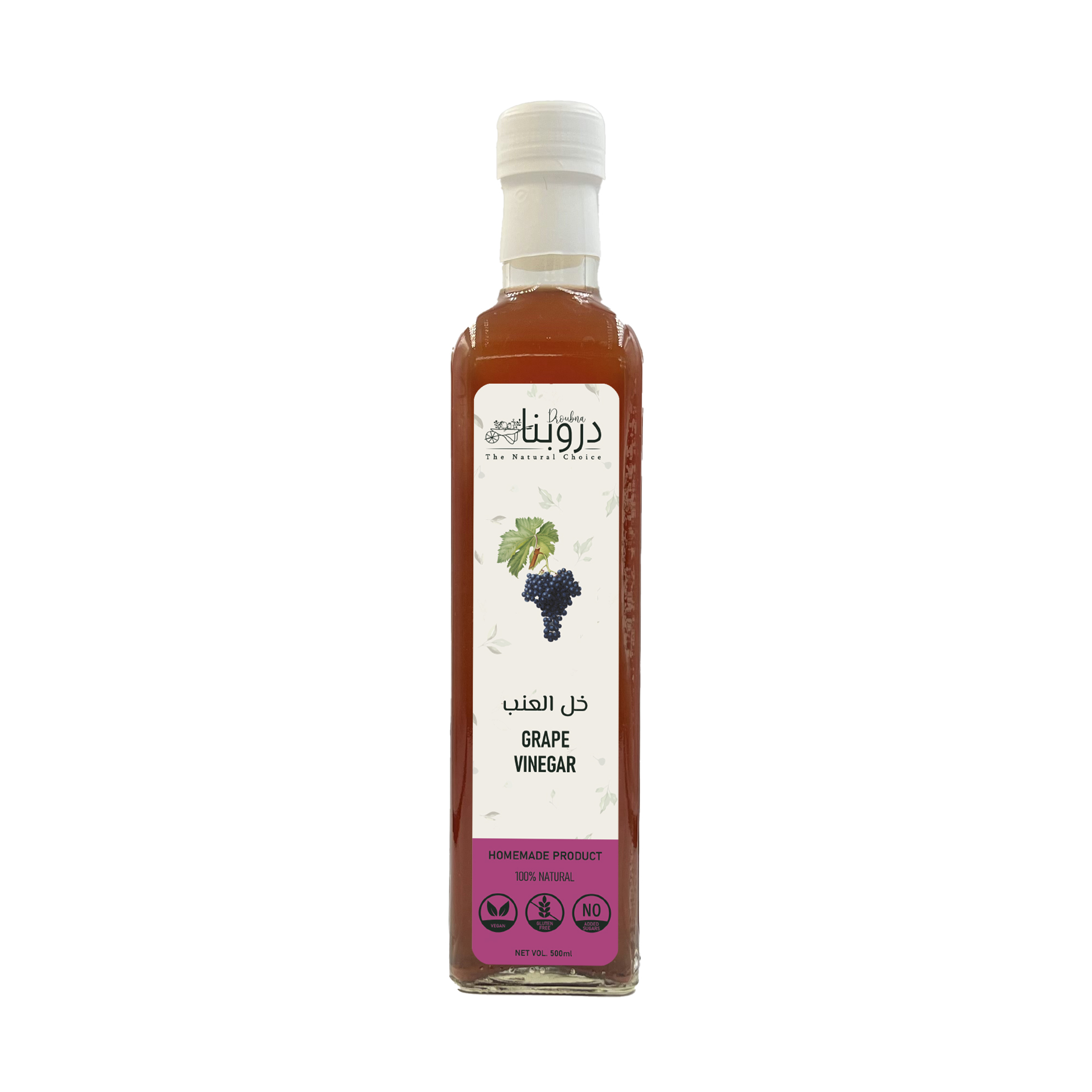 Grape vinegar 500ml Front