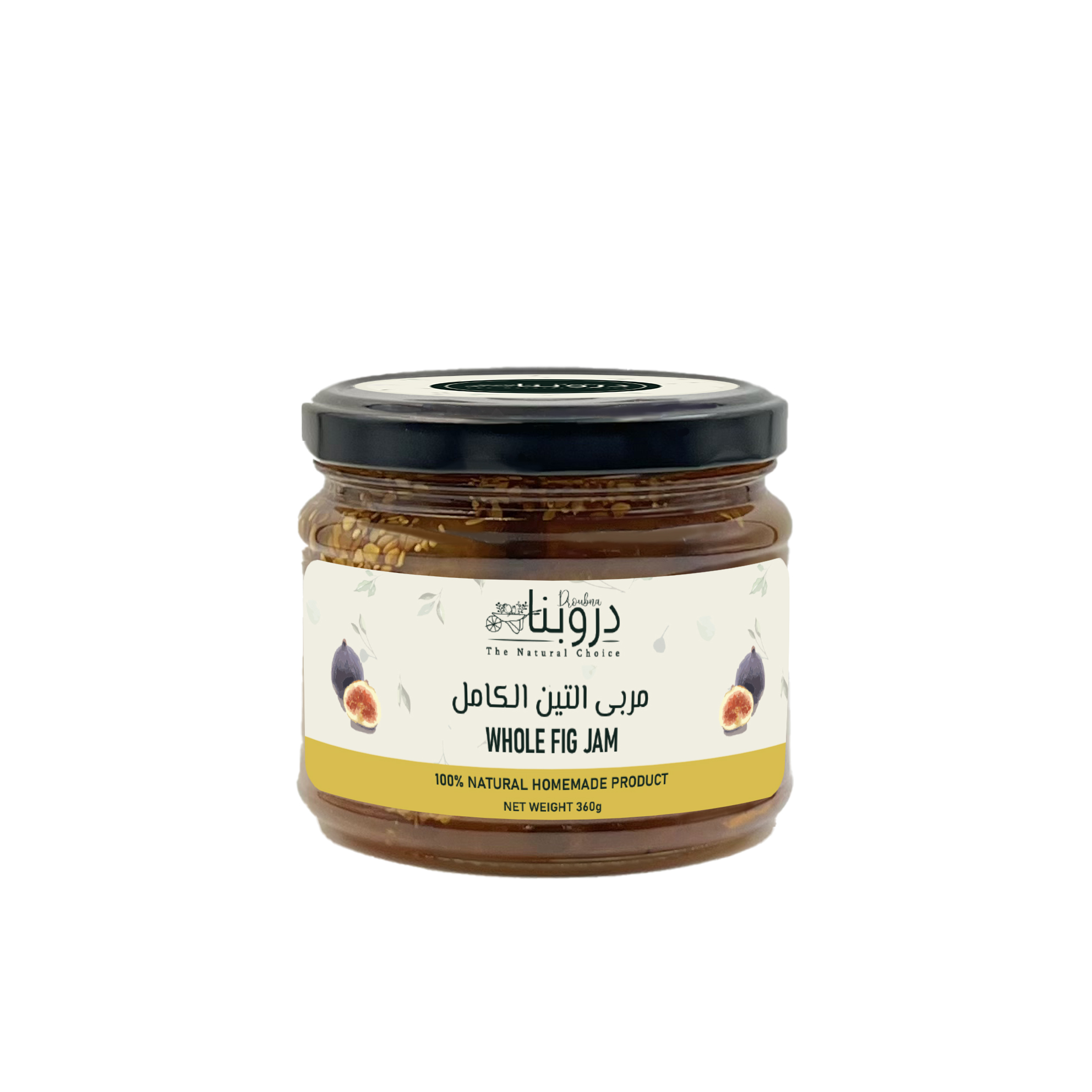 Whole fig jam 360g Front