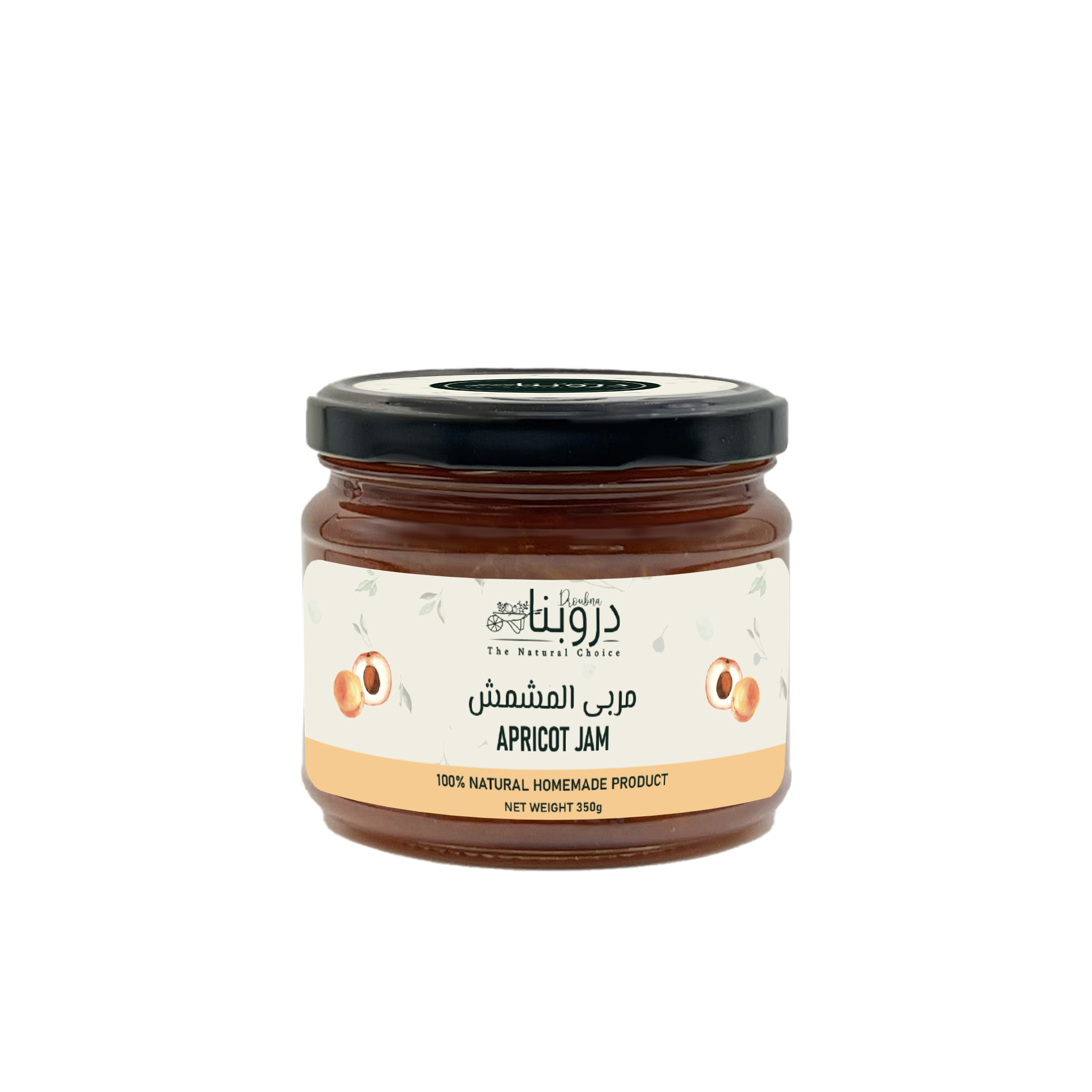 Apricot jam 350g Front