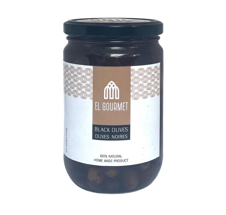 El Gourmet Black Olives 600G